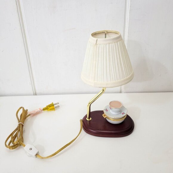 Night Light with Trinket Box/Pill Box and Lampshade - Picture 5 of 8